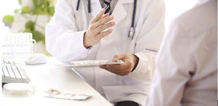 Doctor explaining procedure